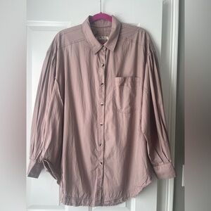 We The Free Women’s Button-Down Shirt in Dusty Rose